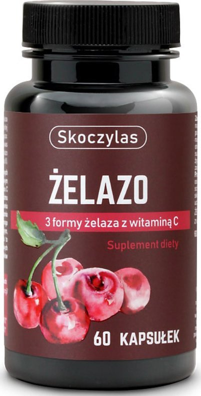 SKOCZYLAS SKOCZYLAS Żelazo 3 Formy Żelaza Z Witaminą C 60caps