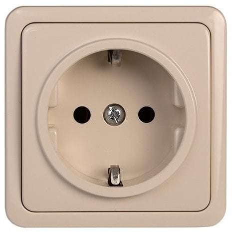 SURFACE MOUNTED SOCKET WITH EARTH