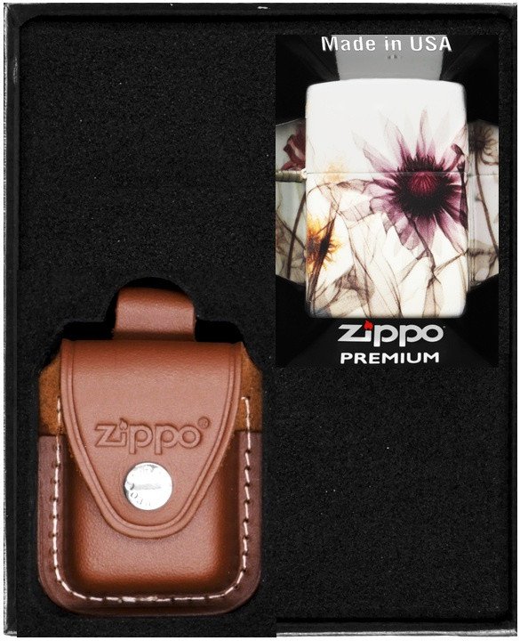 Zestaw ZIPPO Zapalniczka FLOWER X-RAY DESIGN Prezentowy No4