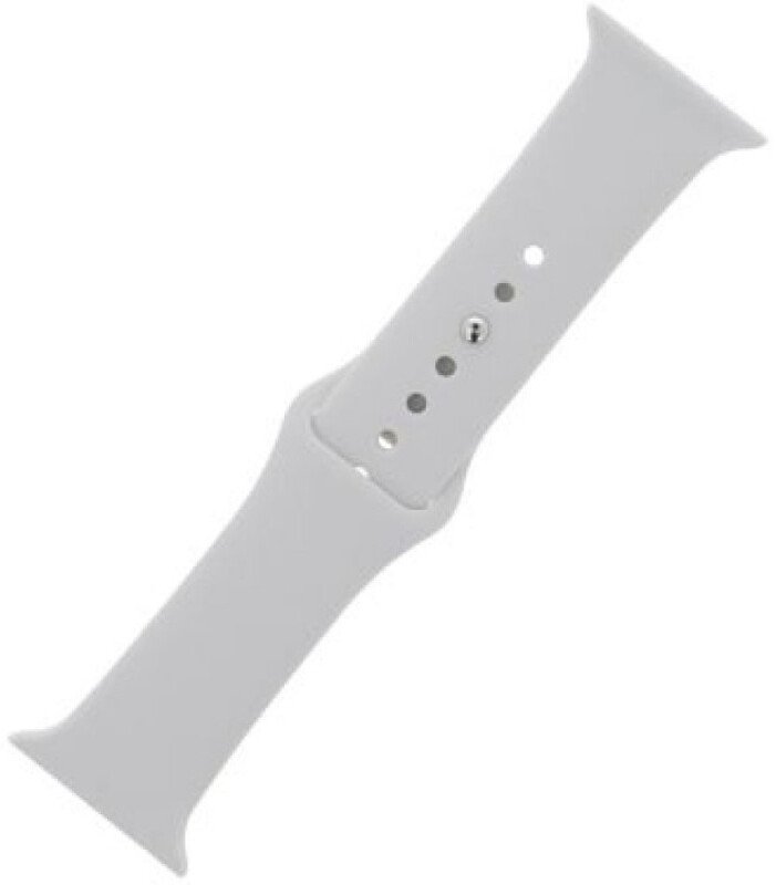 4TechGoods Fusion Silikonowa bransoleta S M Apple Watch 38 40 41 mm szary
