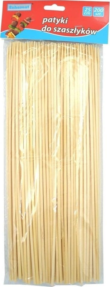 SCHEMAT Patyki do szaszłyków 25cm 200szt