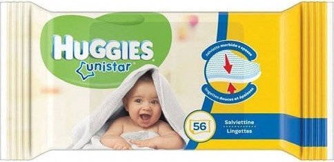 Huggies HUGGIES Unistar Chusteczki nawilżane 56szt.