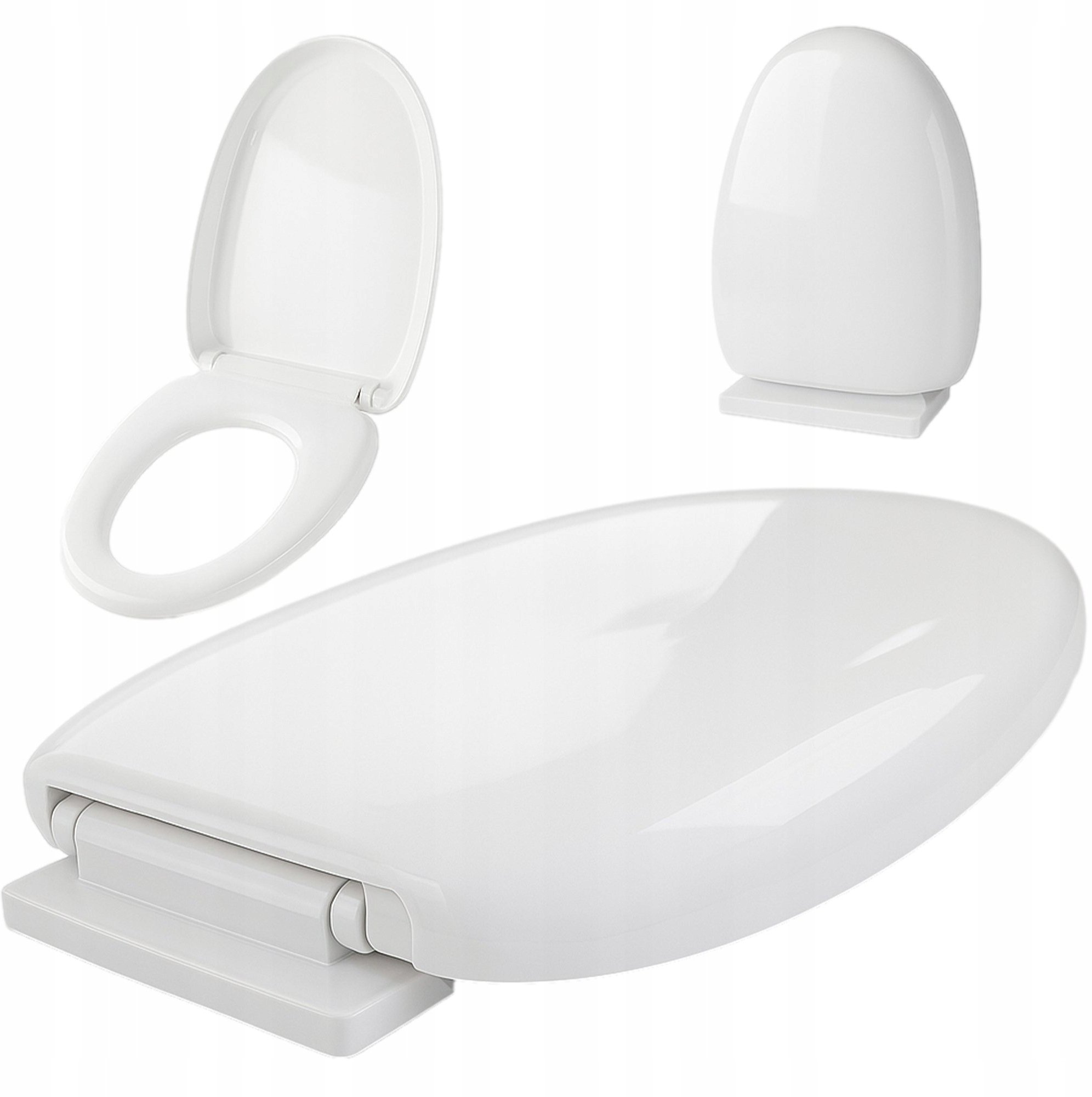 DESKA WC WOLNOOPADAJĄCA SEDESOWA KLOZETOWA UNIWERSALNA KLAPA ANTYBAKTERYJNA