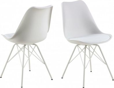 Actona Krzesło Eris PP białe/białe