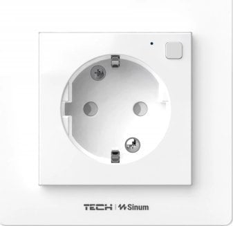 ML Bezprzewodowy gniazdko doramkowe z pomiarem prądu biały FF-230 Tech Sterowniki