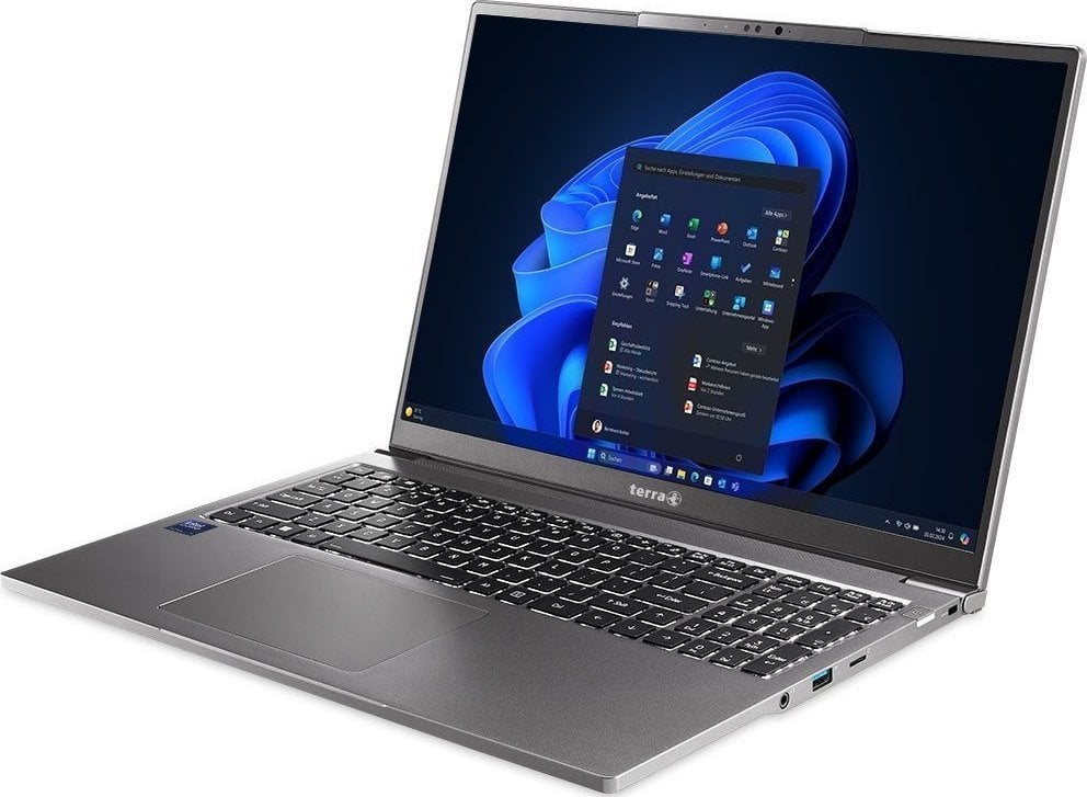 TERRA MOBILE 1671 Intel Core Ultra 5 125U Laptop 40,6 cm (16") WQXGA 16 GB DDR5-SDRAM 500 GB SSD Wi-Fi 6E (802.11ax) Windows 11