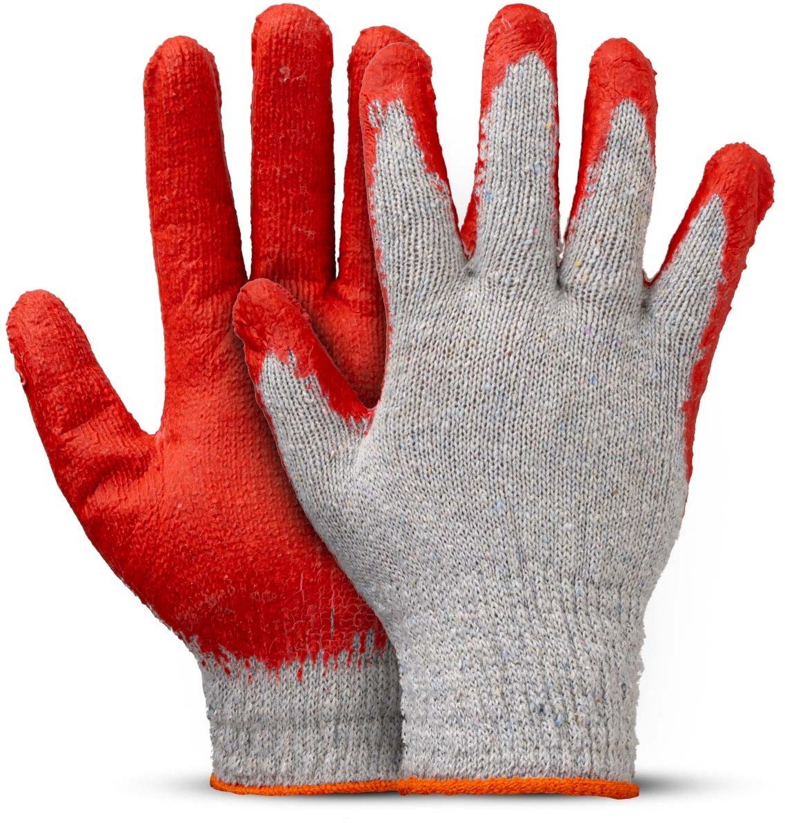 Rękawice wampirki bawełniano-poliestrowe powlekane lateksem 10szt rozmiar 9 amio-04630