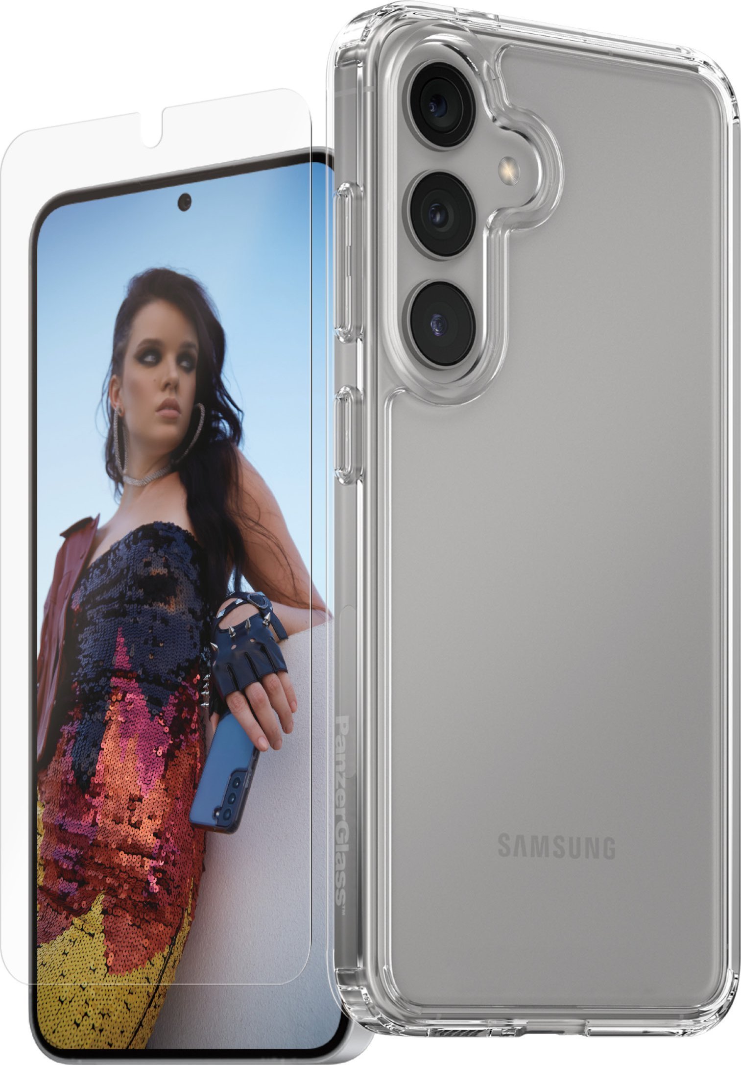 CARE by PanzerGlass Fashion 2in1 Case+Glass protection set for Samsung Galaxy S25+