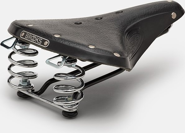 Brooks Siodełko BROOKS B67, Black, Steel Rail, Waga 850g, Linia Leather (NEW)