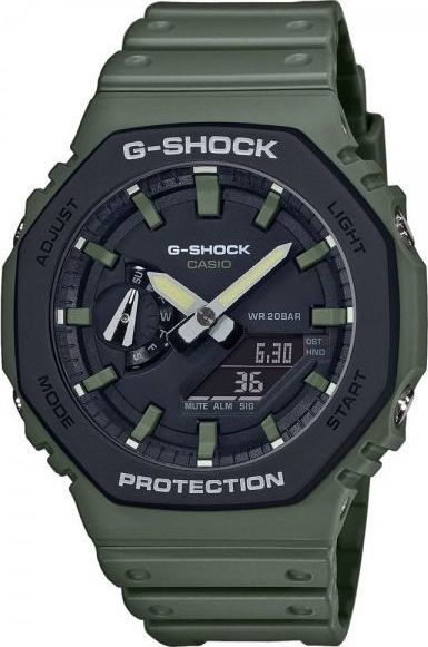 Zegarek Casio ZEGAREK MĘSKI CASIO G-SHOCK OCTAGON GA-2100SU-3AER (zd139e)
