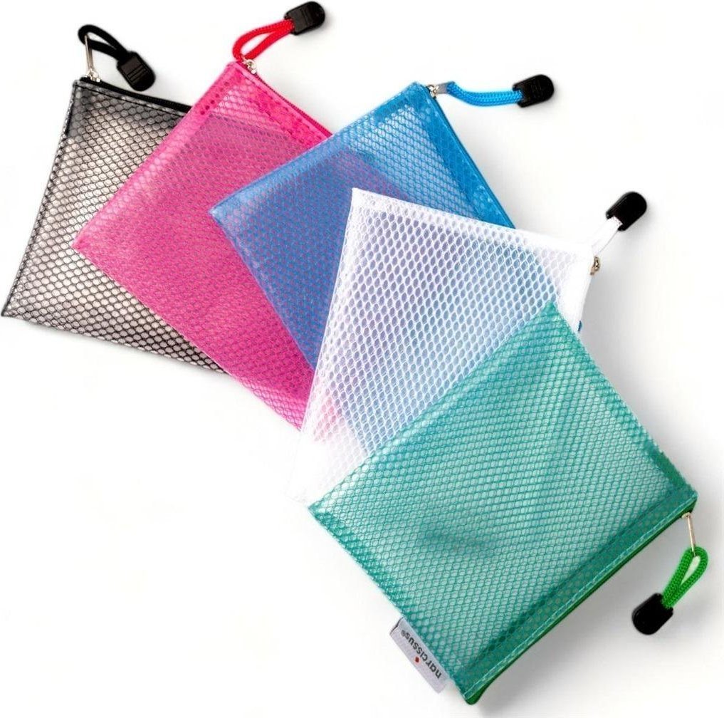 Torebka na zamek mesh EVA A6 NARCISSUS