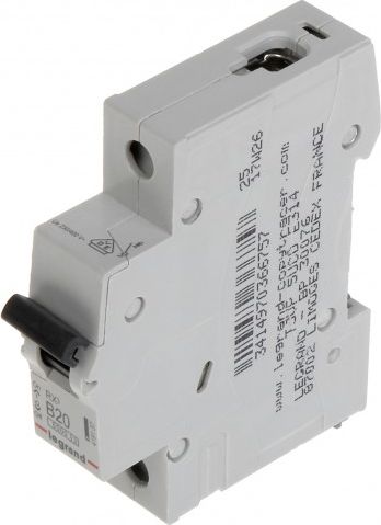 Legrand WYŁĄCZNIK NADPRĄDOWY LE-419137 JEDNOFAZOWY 20A TYP B LEGRAND