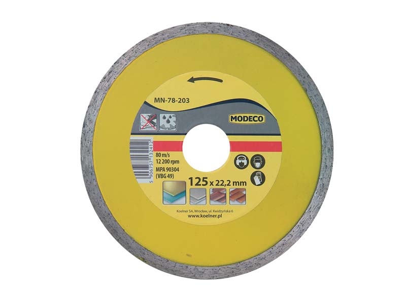 Modeco Ściernica diamentowa Mars pełna 125mm (MN-78-203)