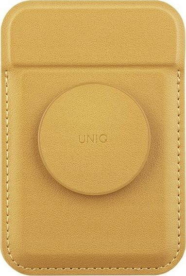 Uniq UNIQ Flixa magnetic card wallet with stand yellow/canary yellow MagSafe