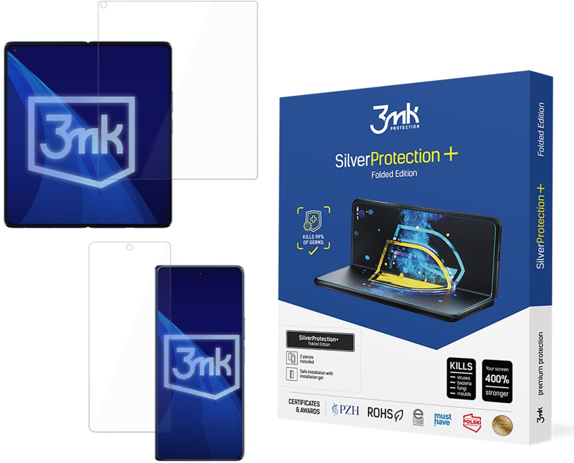 XIAOMI MIX FOLD 4 - 3MK SILVERPROTECTION+ FOLDED EDITION