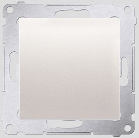 Kontakt-Simon Przycisk pojedynczy zwierany kremowy - DP1.01/41