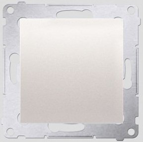 Kontakt-Simon Przycisk pojedynczy zwierany kremowy - DP1.01/41