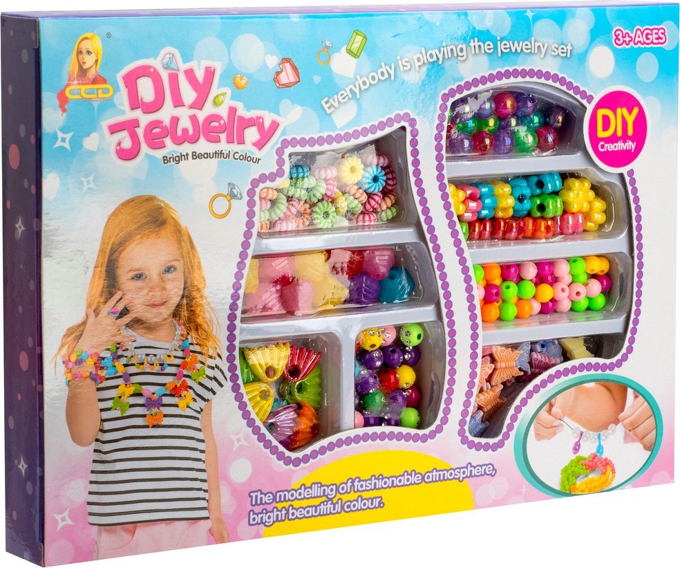 KORALIKI DO ROBIENIA BRANSOLETEK BIŻUTERII ZESTAW