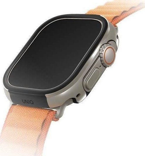 Uniq Etui UNIQ Valencia Apple Watch Ultra 49mm srebrny/titanium silver