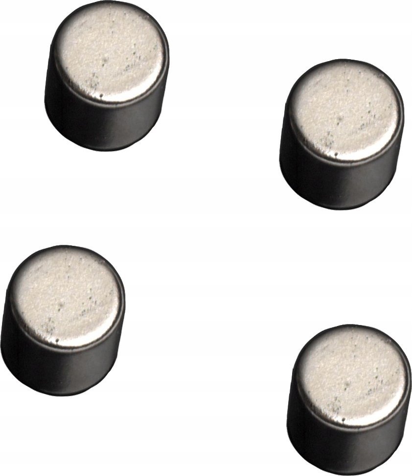 NAGA Magnet cylinder guld 4stk på kort