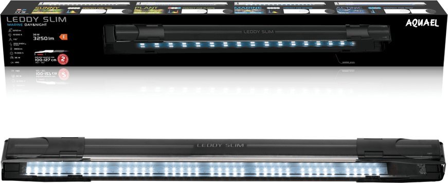 Aquael AQUAEL Leddy Slim 36W Marine D&N czarny