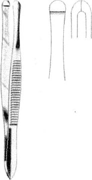 Ratujesz Pinceta okulistyczna typ Beer szeroka 9 cm
