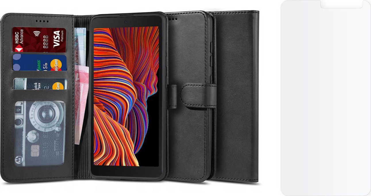 Braders Etui Wallet 2 + szkło do Samsung Galaxy XCover 5