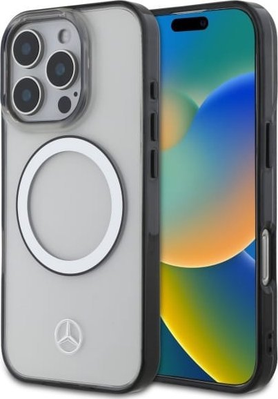 Mercedes Mercedes MEHMP16X23HUOKC iPhone 16 Pro Max 6.9" transparent hardcase Printed logo MagSafe