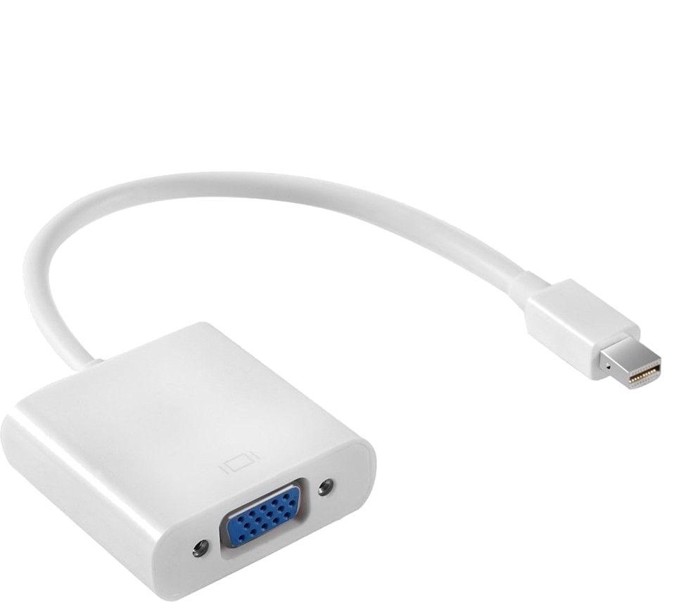 Adapter AV Gembird DisplayPort Mini - D-Sub (VGA) biały (A-MDPM-VGAF-02-W)