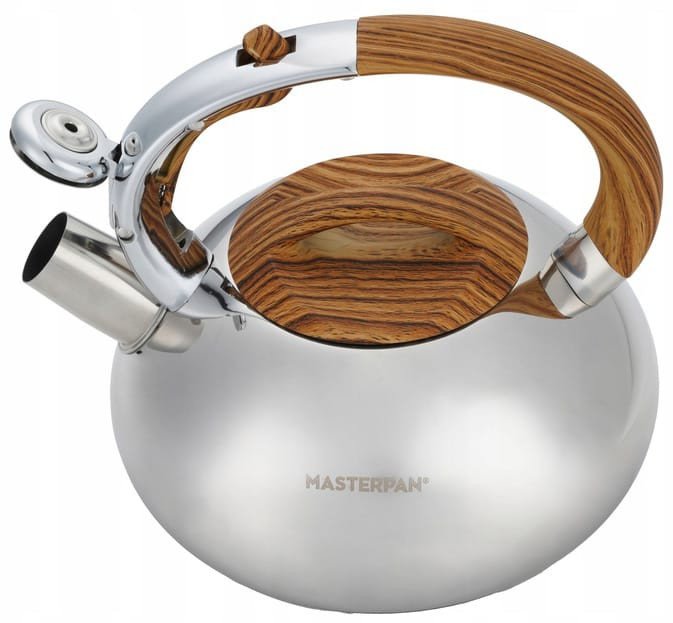 Stalowy czajnik 3-litrowy. Gaz i indukcja. Masterpan MP-1011
