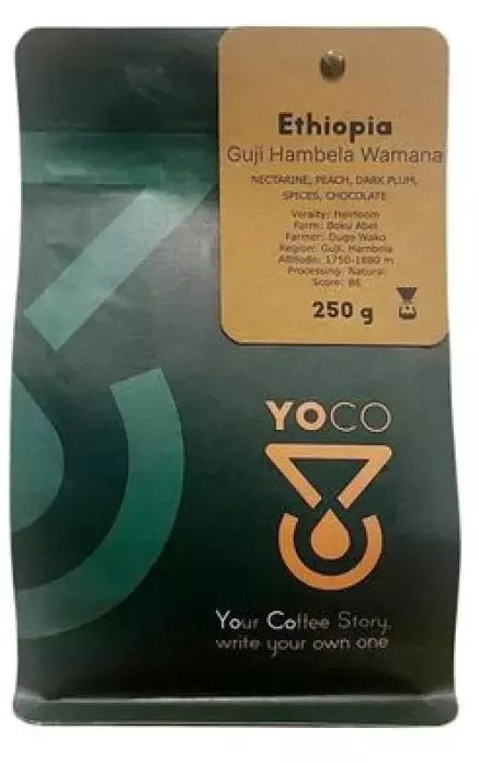 Kawa ziarnista YoCo kawa ziarnista Etiopia Guji Hambela Wamana filtr 250 g