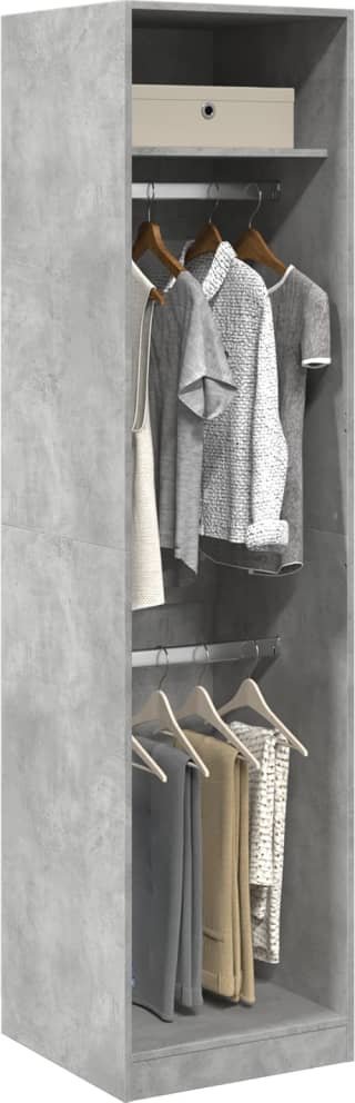 vidaXL Szafa, kolor betonowy szary, 50x50x200 cm