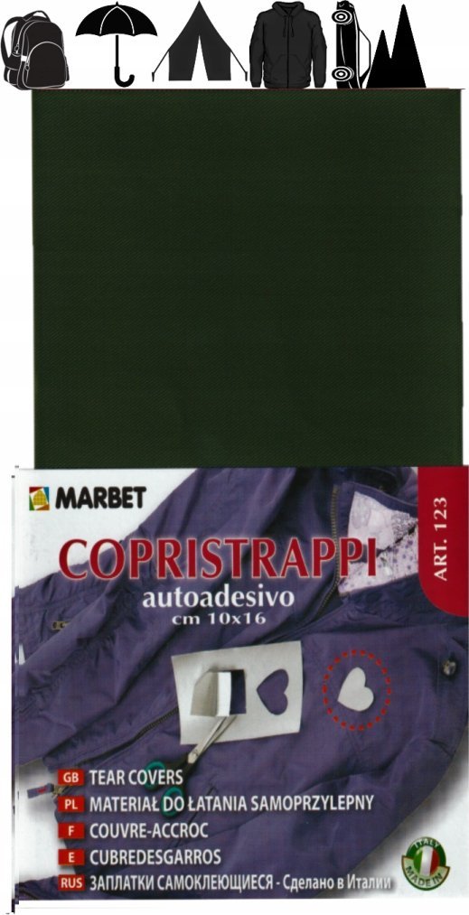 Marbet Łata Nylonowa wodoodporna samoprzylepna do kurtek 123 marbet 19