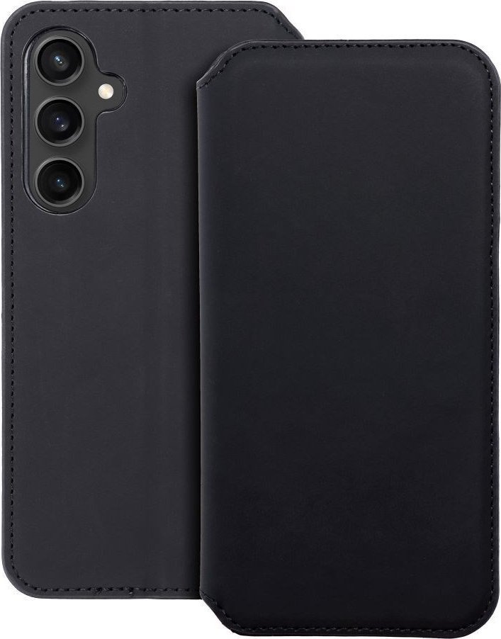 OEM Kabura DUAL POCKET Book do SAMSUNG S23 FE czarny