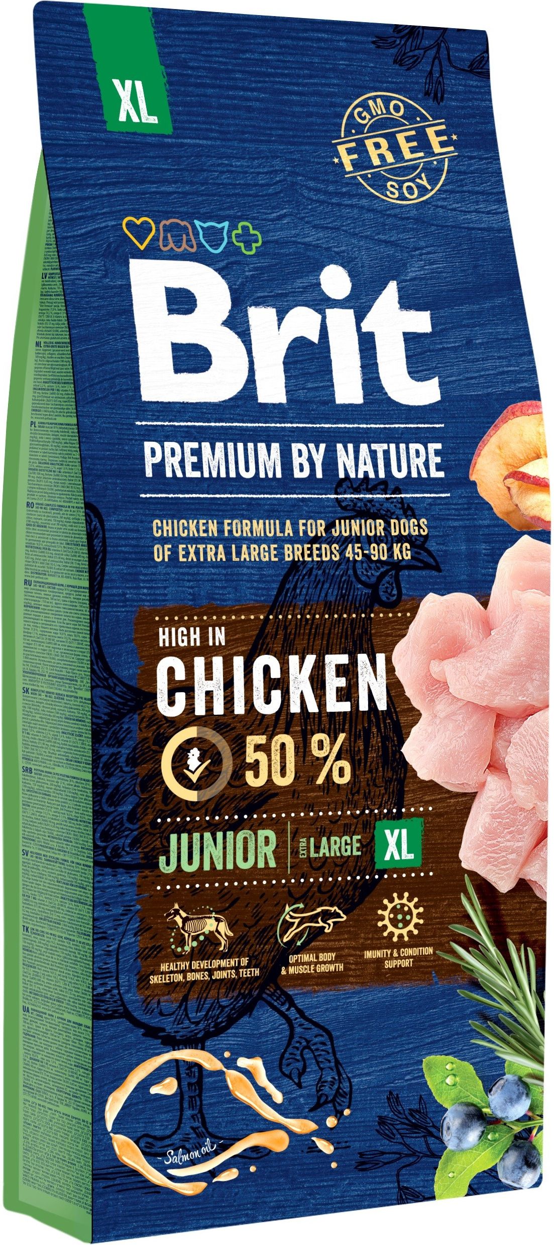 Brit Premium By Nature Junior Extra Large XL 15 kg