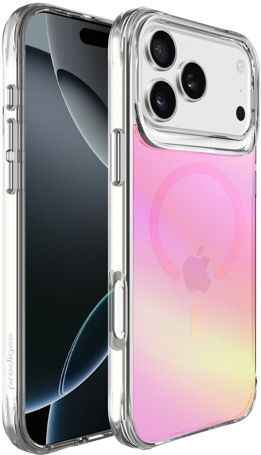 Prodigee Glow - etui z Magsafe do iPhone 17 Pro iridescent