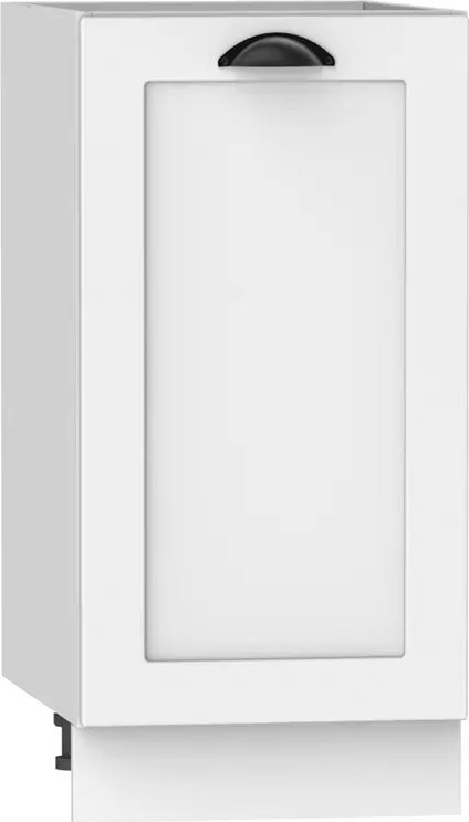 Elior Szafka kuchenna dolna z półkami biała - Pergio 7X 40 cm