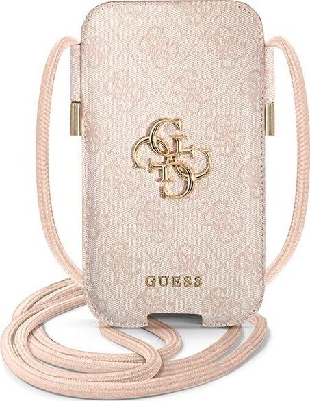 Guess Torebka GUPHL4GMGPI 6,7 cala różowy/pink hardcase 4G Big Metal Logo