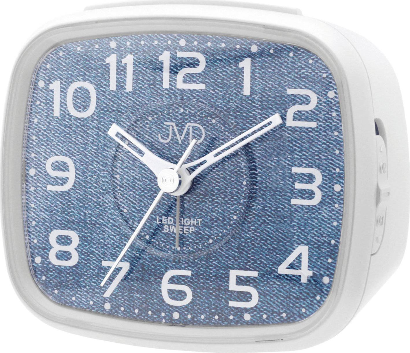 JVD Budzik JVD SRP003.1 z płynącym sekundnikiem