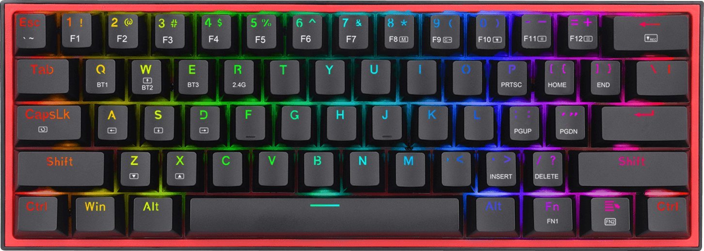 Klawiatura Redragon K616 Fizz Pro Red switch (FIZZ PRO K616 Black)