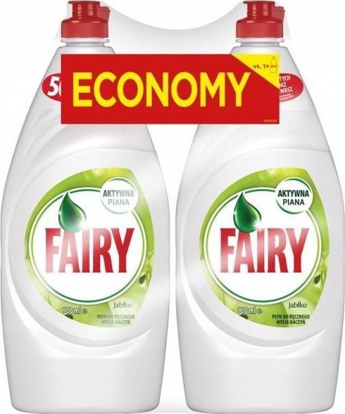 Fairy Płyn do mycia naczyń jabłkowy 2x 900ml