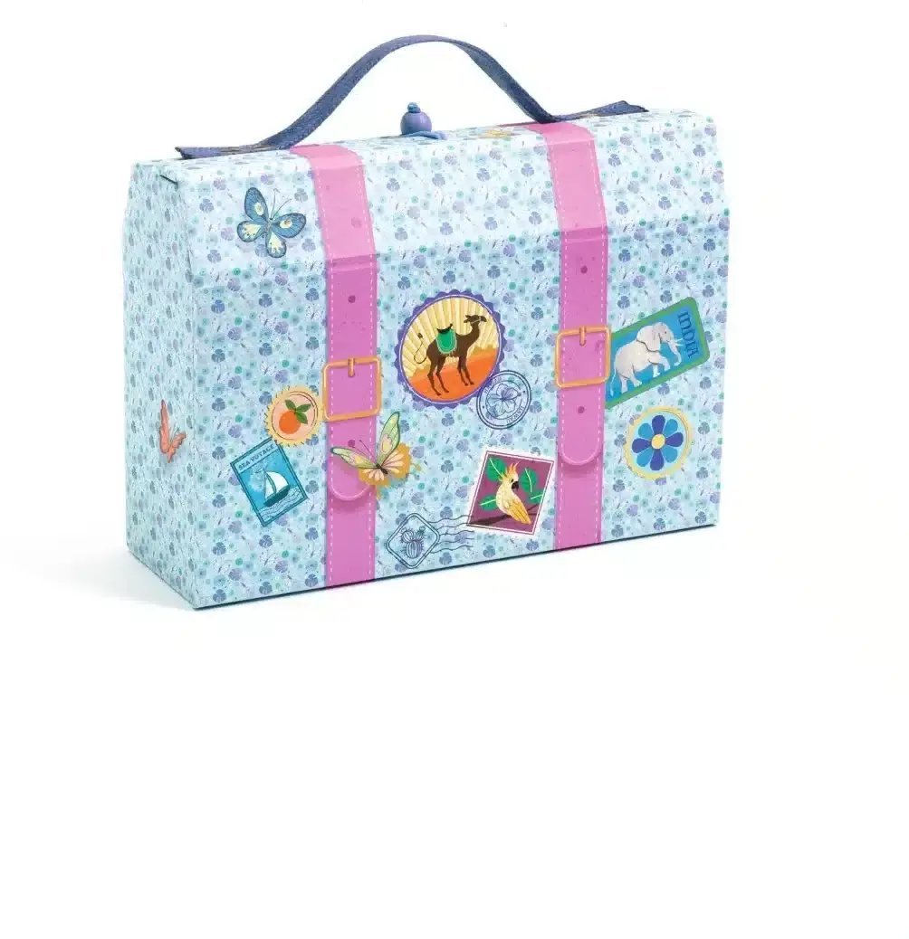 Djeco Zestaw przyborów biurowych - Walizka Marie