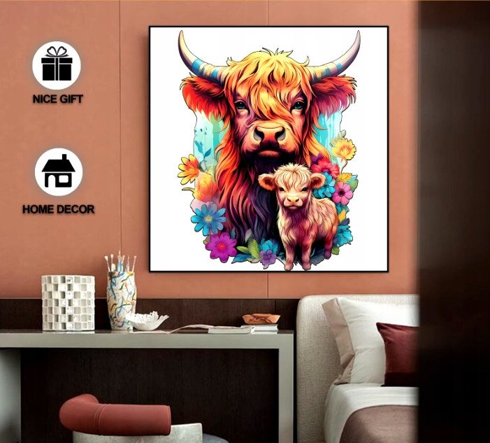 Puzzle Drewniane Wooden A3 dla dzieci i dorosłych 180 el. Byk