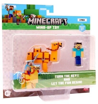 MINECRAFT S2 3D WIND-UP TOY - STEVE & CAMEL