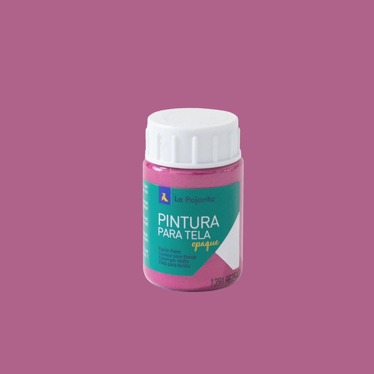 La Pajarita Farba do Tkanin 35 ml Metaliczna Magenta