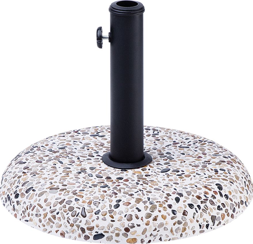 Beliani Podstawa pod parasol 47 cm biała CEVO (124833)