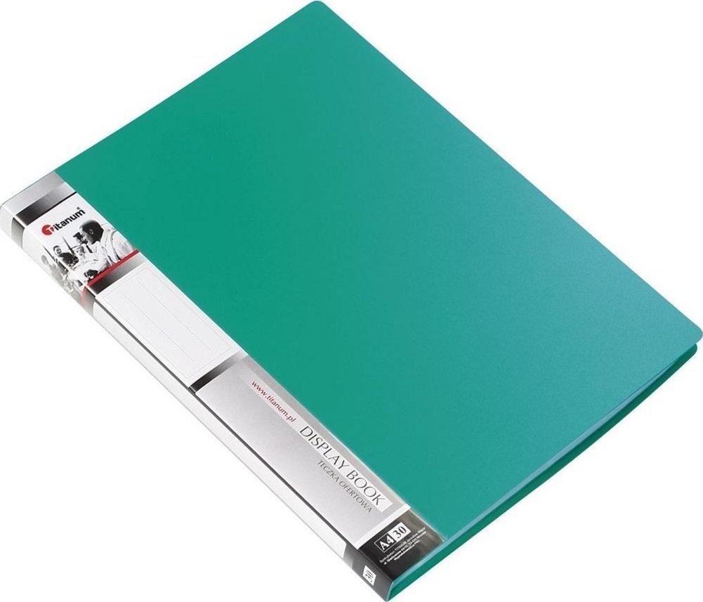 Teczka ofertowa A4 30 koszulek zielona