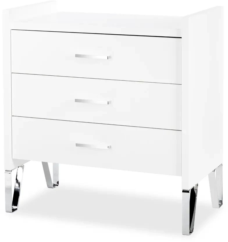 Komoda dla dzieci BLANKA 80 biała LITTLE SKY