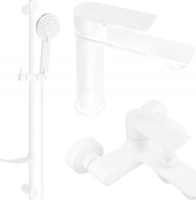 Bateria wannowa Mexen Mexen Royo DF40 zestaw wannowy, biały - 72203DF40-20