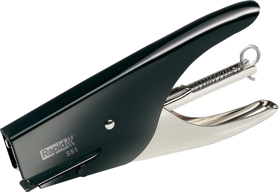 Zszywacz Rapid Rapid S51, 15 sheets, Black, No. 21, Steel, 4.2 cm, Rear